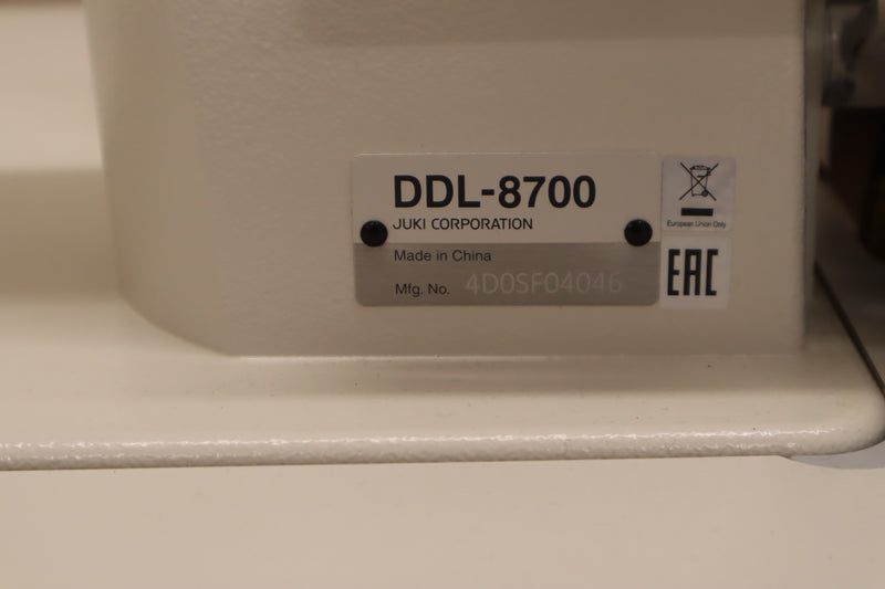 Juki DDL 8700 single needle lockstitch machine