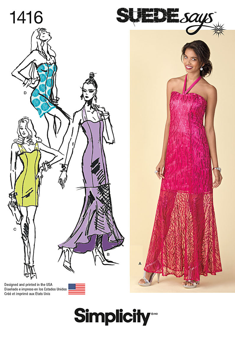 Simplicity Pattern 4142 Simplicity 1416 R5 Sizes 14-22