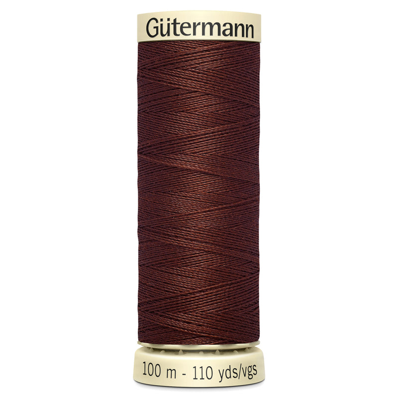 Gutermann Sew All Thread colour 230 Mid Brown