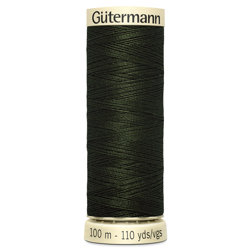 Gutermann Sew All Thread colour 304 Dark Moss Green