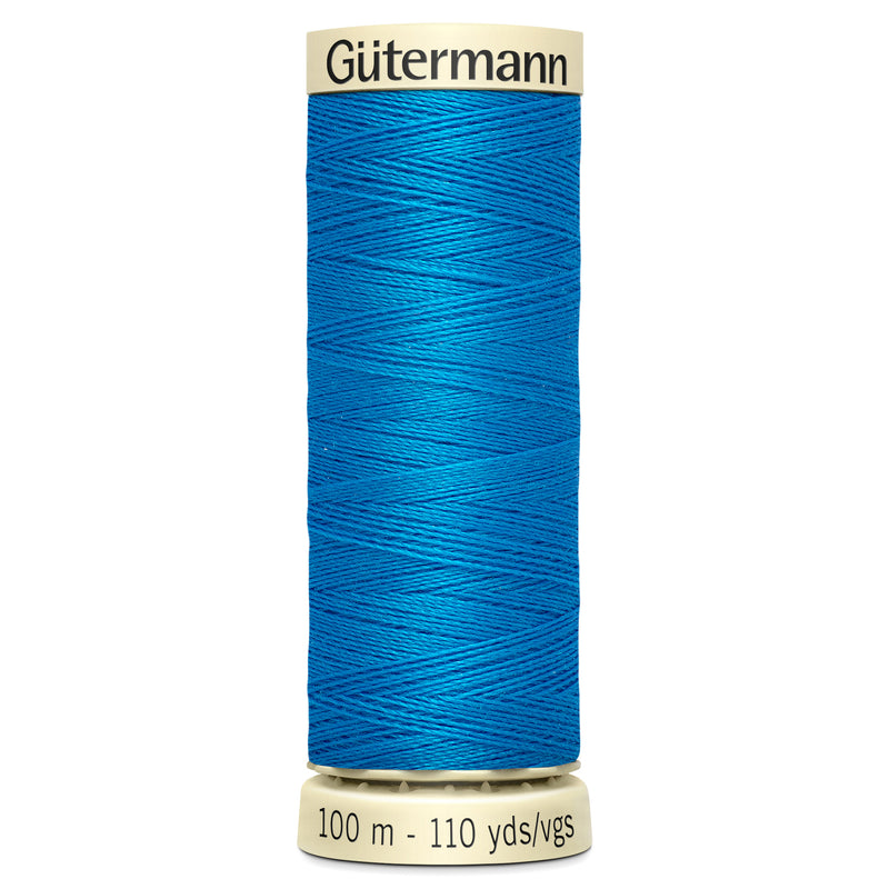 Gutermann Sew All Thread colour 386 Caribbean Blue