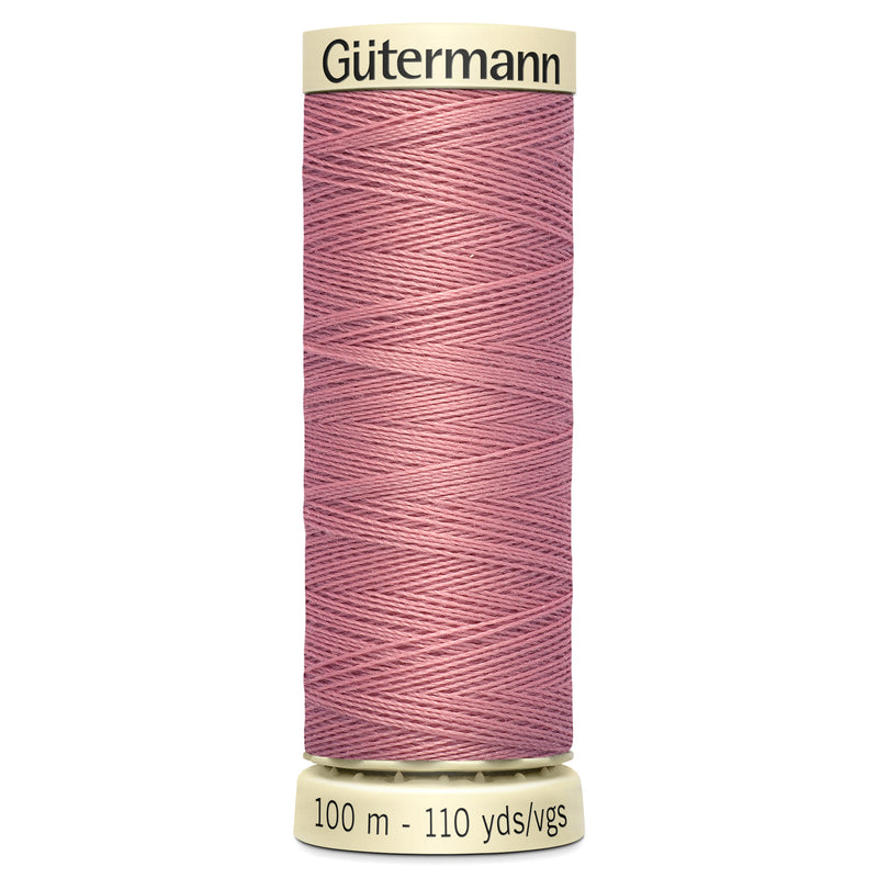 Gutermann Sew All Thread colour 473 Dusky Pink