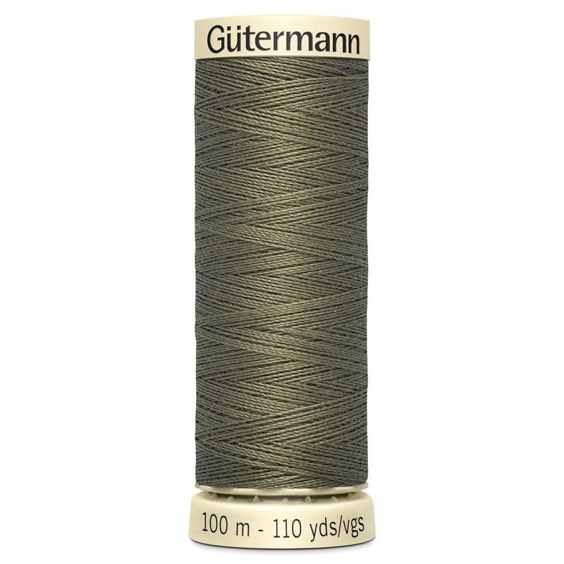 Gutermann Sew All Thread colour 825 Dark Khaki