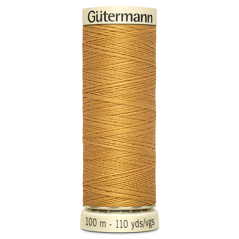 Gutermann Sew All Thread colour 968 Gold