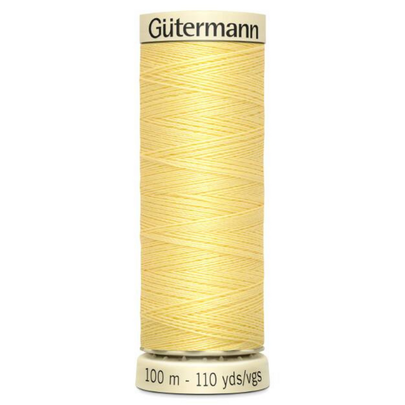 Guttermann 2T100\578:Pale Lemon   Sew-All Thread: 100m