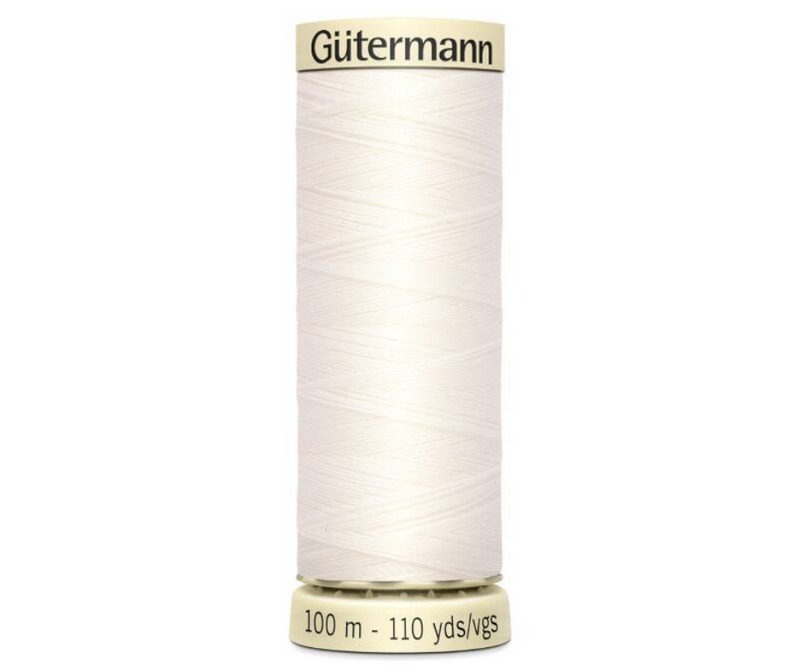 Gutermann 2T100\111:Pale Ivory  Sew-All Thread: 100m