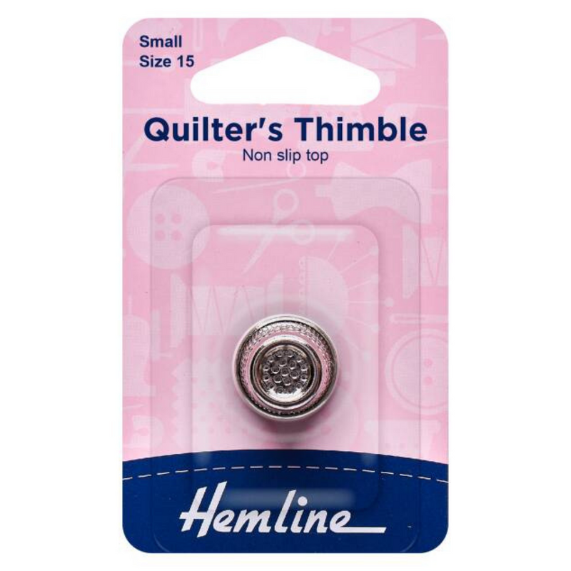 Hemline Thimble: Quilters: Premium Quality: Small