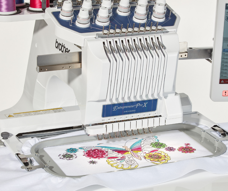 Brother PR1055X embroidery machine