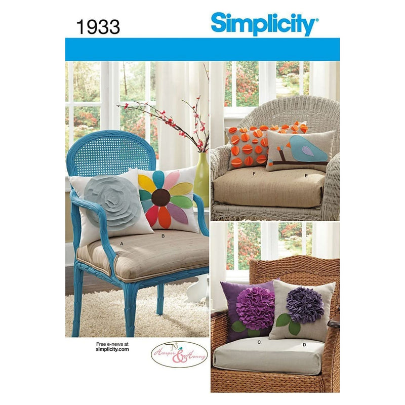 Simplicity Pattern 1933 Home Decorating Size, One Size