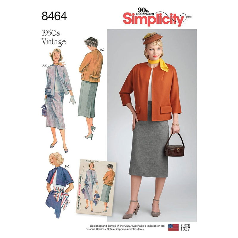 Simplicity Patterns 8464-6-8-10-12-14