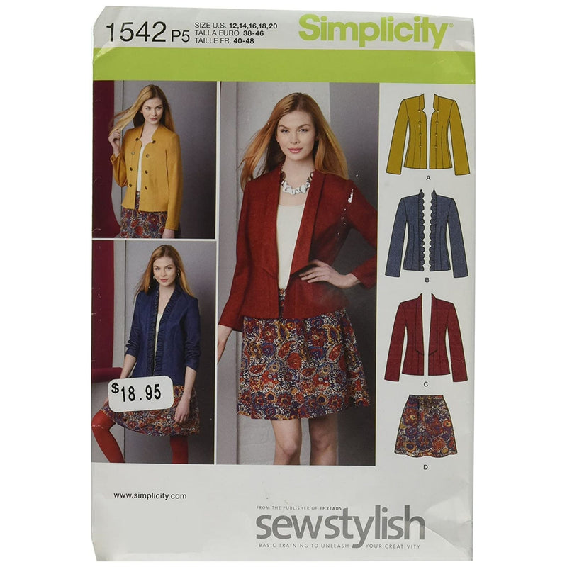 Simplicity Patterns Misses Sportswear, 12-14-16-18-20