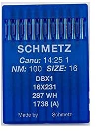 Schmetz Industrial Sewing Machine Needles 16X231 Size 100/16